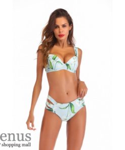 9015 - בגד ים תכלת מרופד